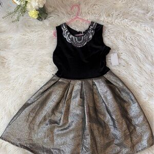 Party dress Beauties black/metallic size 10.  Perfect for New Years.